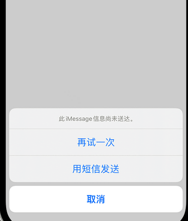 兴和apple维修iPhone上无法正常发送iMessage信息