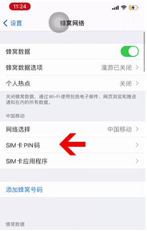 兴和苹果14维修网分享如何给iPhone14的SIM卡设置密码 