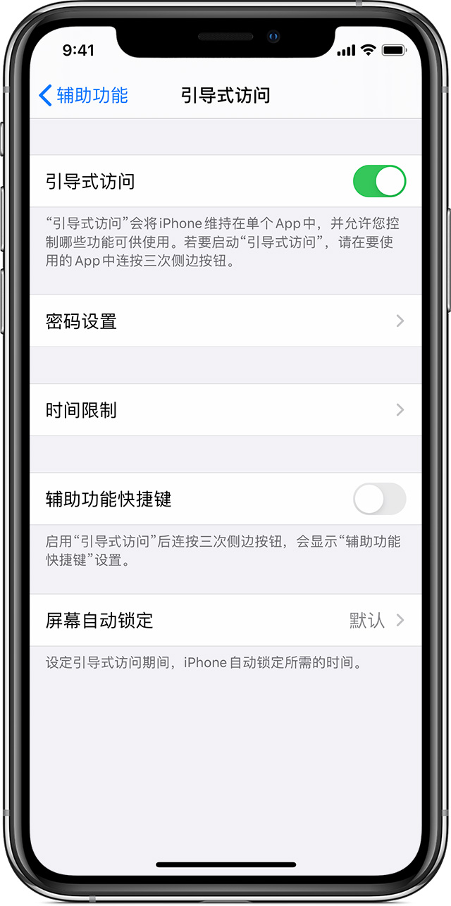 兴和苹果手机维修分享如何在 iPhone 上退出引导式访问 